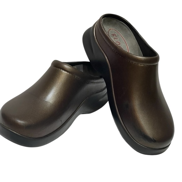 🔥SALE🔥KLOGS Edge Footwear Chestnut Brown Clog SZ 7 - Picture 1 of 12